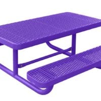 4' Children's Picnic Table | Free Standing | Expanded Metal Design