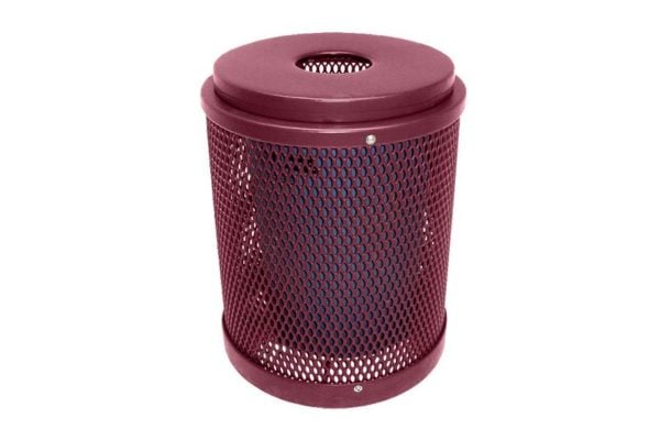 round garbage can