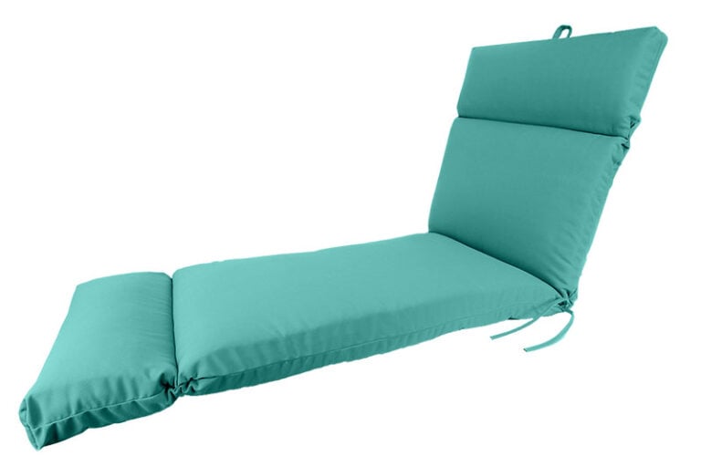 Chaise Lounge Cushion Solution Dyed Acrylic Fabric Custom Fit