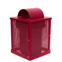 55 Gallon Receptacle | Square | Arch Lid - Image 2