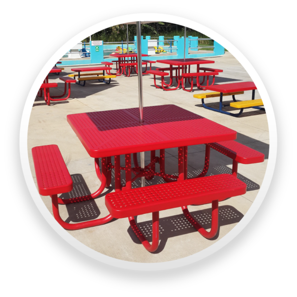 Commercial Picnic Tables HeavyDuty & WeatherResistant USA Made