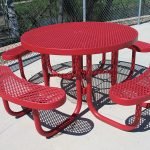 round picnic table