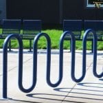 5 loop bike rack