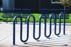5 loop bike rack