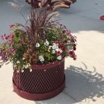 round planter