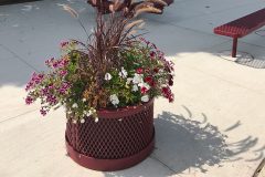 round planter