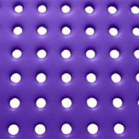 plastisol coated perforated steel