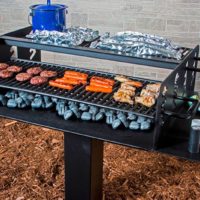 Commercial Outdoor Group Pedestal Grills