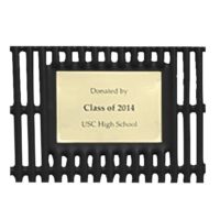 sublimated ink memorial plaque