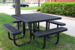 square picnic tables