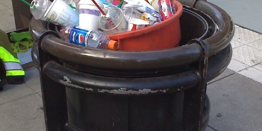 Overflow Trash Can 2 trash receptacle