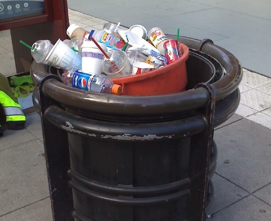 Overflow Trash Can 2 trash receptacle