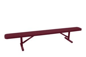 8' Free Standing Champion Park Bench | Expanded Metal