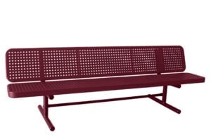 free-standing park bench