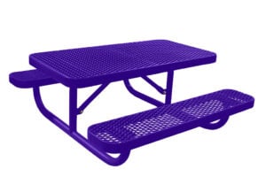 4' Children's Picnic Table | Free Standing | Expanded Metal Design