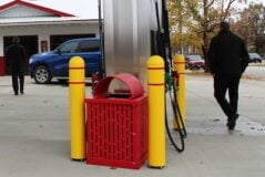 commercial grade trash can