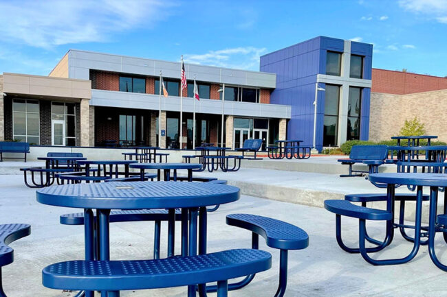 Blue Benches