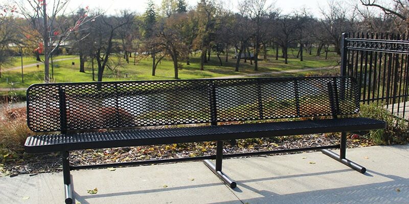Fall Black Bench Fall Black Bench