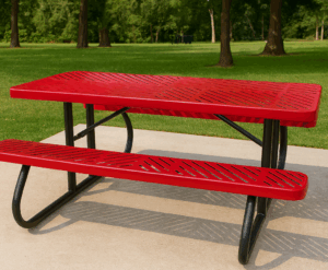 6 foot laser cut picnic table