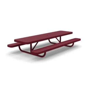 8' Kids Free Standing Picnic Table | Perforated Steel