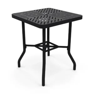 Square Bar Height Table — black