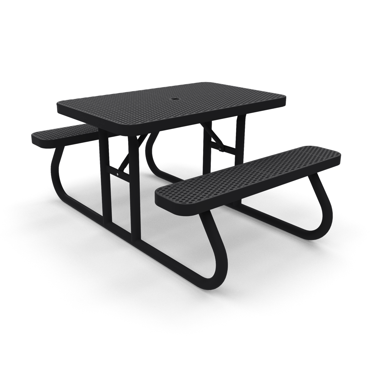 4' Free Standing Picnic Table | Expanded Metal