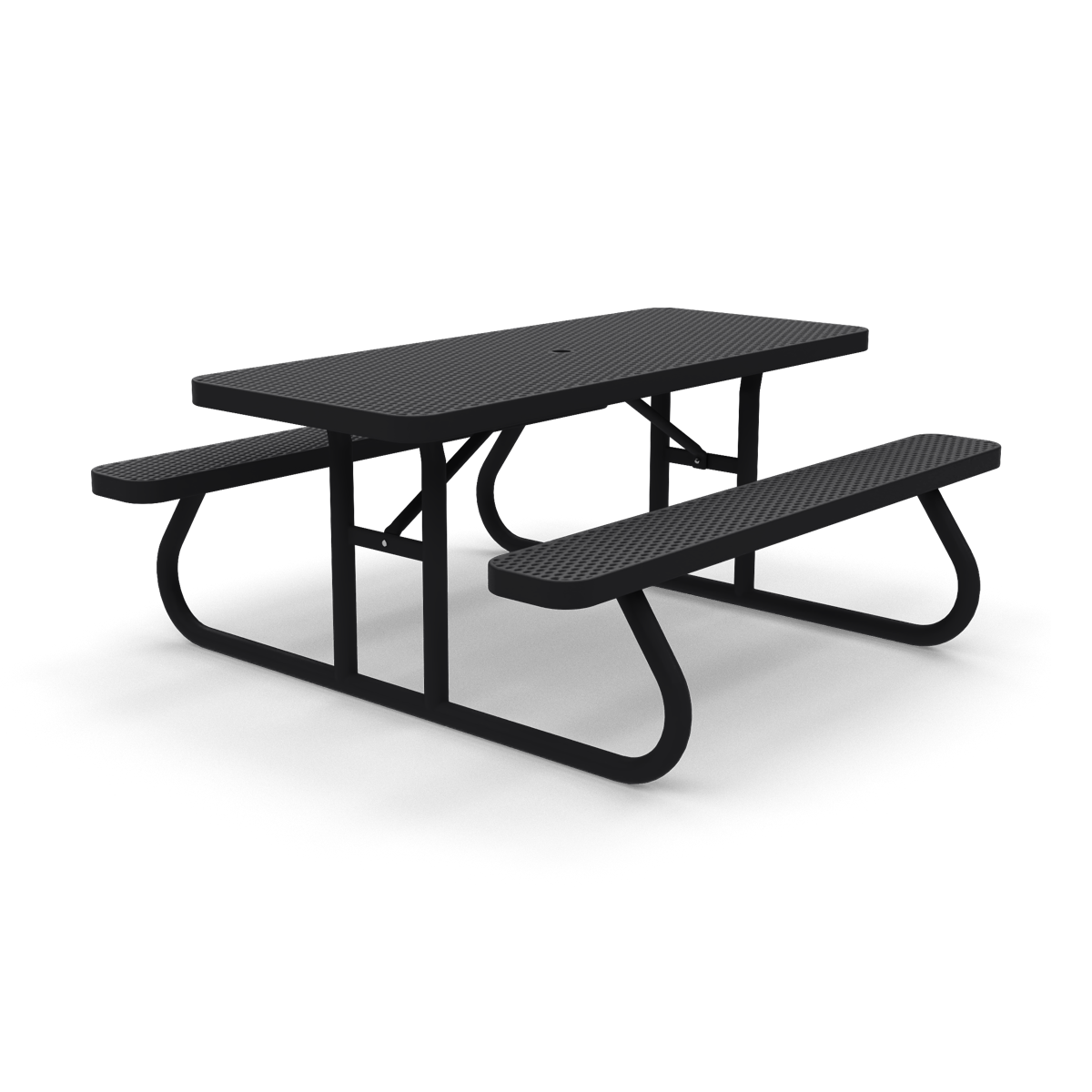 6' Free Standing Picnic Table | Expanded Metal