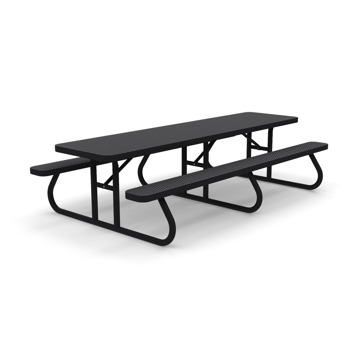 10' Free Standing Picnic Table | Expanded Metal