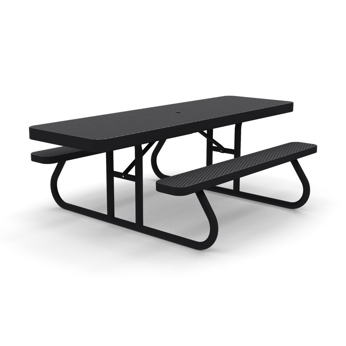8' ADA Free Standing Picnic Table | Expanded Metal
