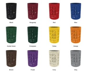 32 Gallon Side-Opening Trash Receptacle with Liner — Color Options