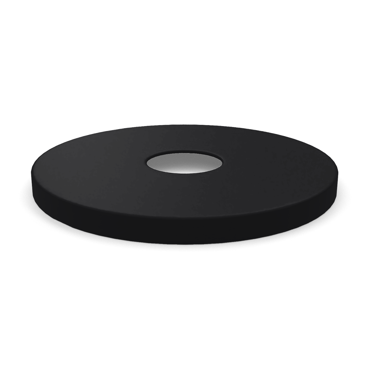 Flat Trash Receptacle Lid | 55 Gallon | 8" Opening