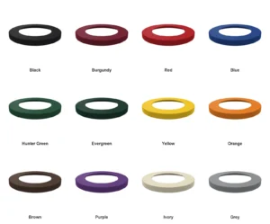 Flat Lid Fits 22 and 32 Gal. Receptacles | 16″ Opening color options