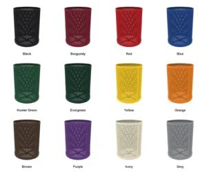32 Gallon Round Receptacle with Liner color options