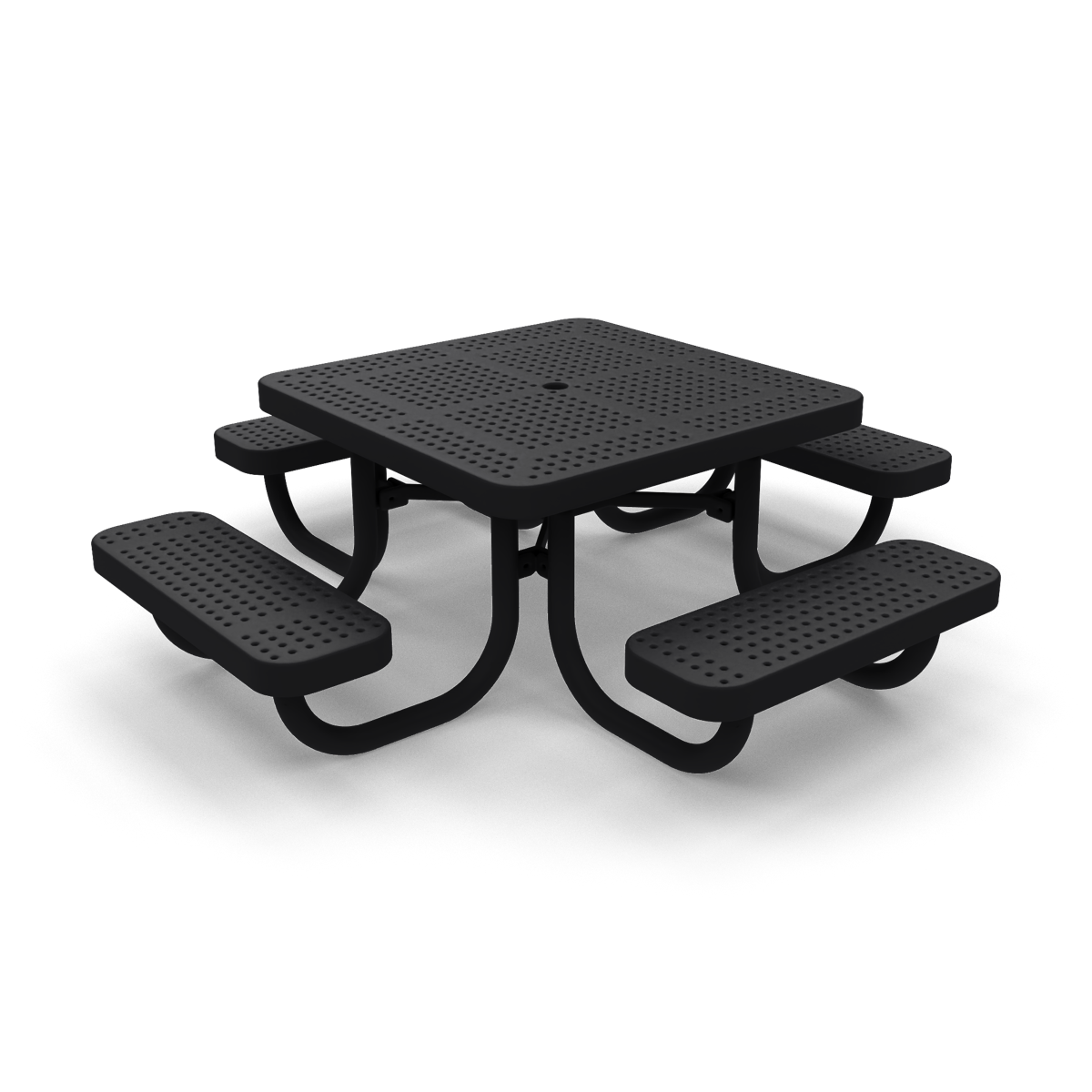 3' Square Kids Free Standing Picnic Table | Perforated Steel