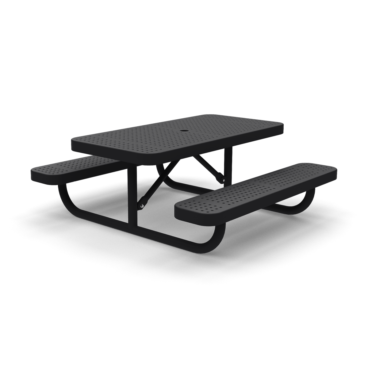4' Kids Free Standing Picnic Table | Perforated Steel